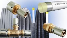 Multicouche : Tubes et raccords à sertir de Marque OVENTROP (PexC)