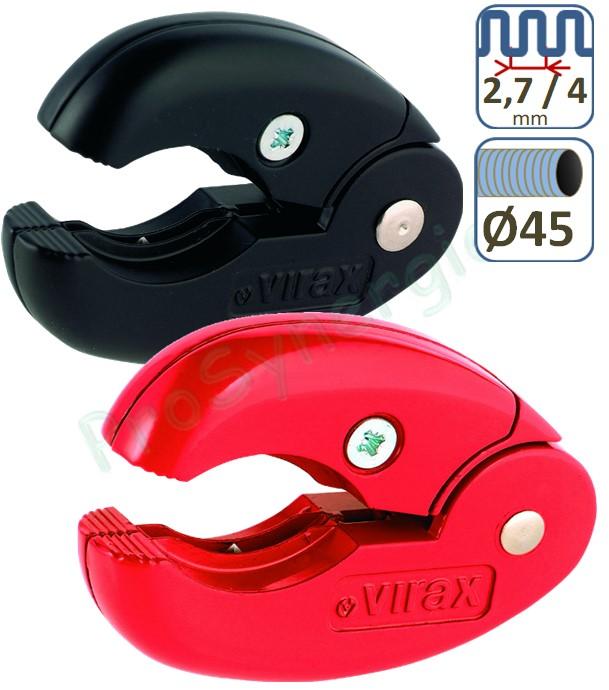 Coupe-gaine électrique ou chauffage Ø 45 mm pour gaine au pas de 2,7 ou 4 mm (modèle noir ou rouge)