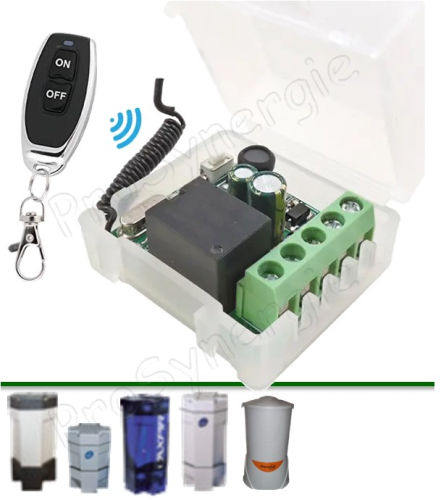 Kit Interrupteur de commande à distance 230V pour centrale Aldes + télécommande 433 Mhz On/OFF longue portée