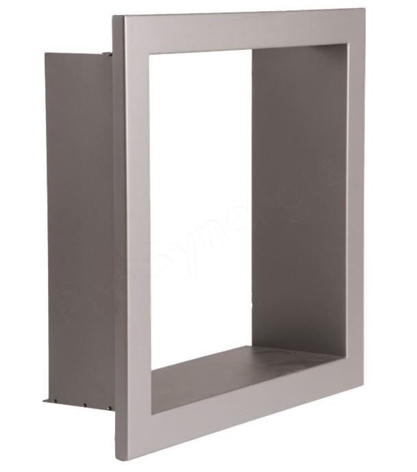 Cadre d'habillage acier  Classic  - largeur 50 mm, couleur noir ou gris classique