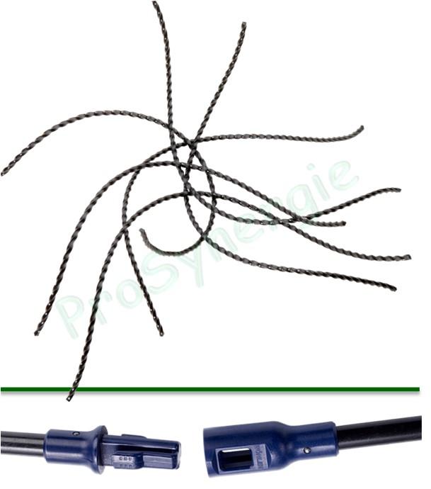 Lot de 6 Fils de ramonage de 3 mm pour Wöhler Snap & Sweep