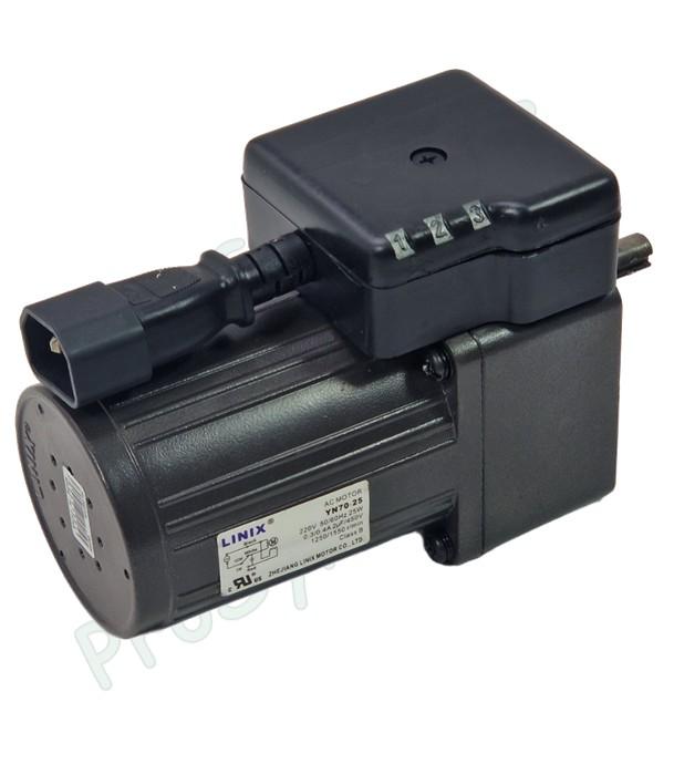 Motoréducteur YN70-25 & 70JB50G10 - 25W 230V 50Hz 1250r/mn 1:50