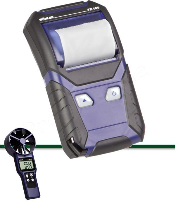 Imprimante  infra-rouge pour anémomètre