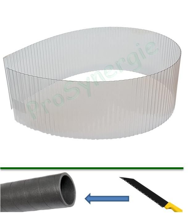 Calogaine - Guide de coupe pour conduit de ventilation rigide isolé en mousse PE