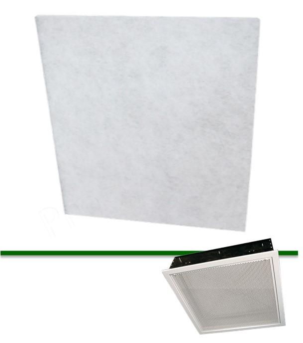 Filtre type G3 pour grille de reprise d'air à façade centrale amovible