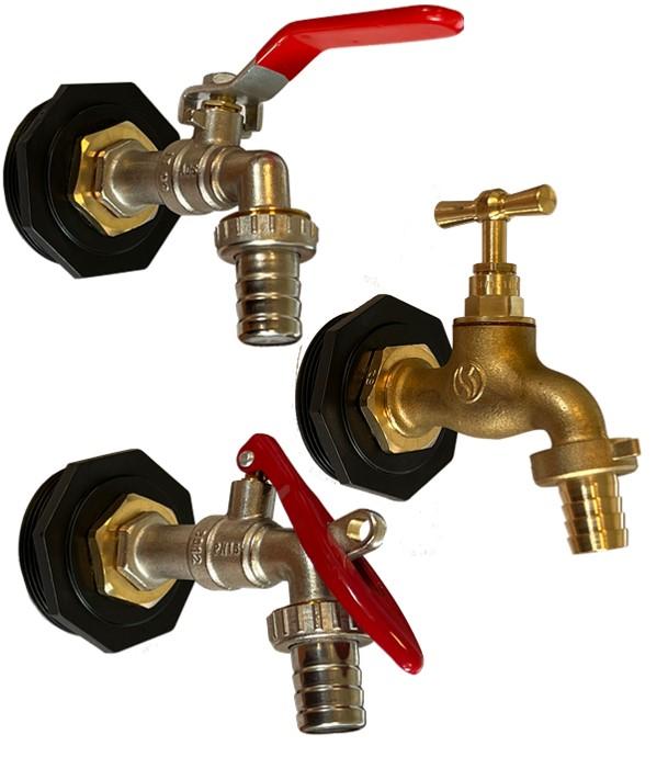 Ensemble Robinet de jardin pour Cuve à Eau SCHUTZ ØM 2