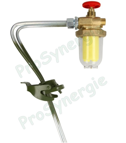 Alimentation en fioul d'urgence combinée pour Bidon en tôle d'acier 20 litres - Raccordement: 3/8  FM