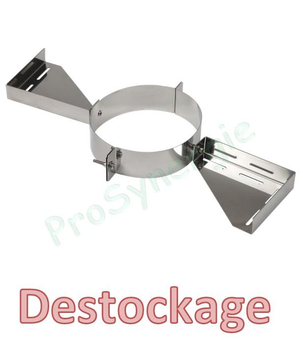Support au toit Galva Pour conduit isolé Ø 250 mm - DESTOCKAGE