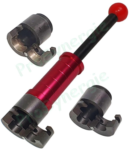 Outil à frapper pour réalisation de collet battu sur tubes ondulés avec matrice pour DN 12 / 16 / 20