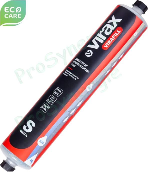 VIRAFILL - Cartouche de résine de déminéralisation pour le remplissage de circuit d'eau de chauffage avec indicateur visuel 