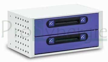 Bloc à tiroirs court. avec tiroirs h=24cm