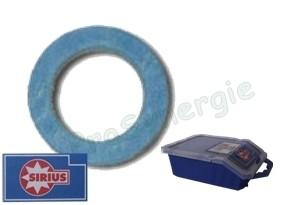 Joint CNK bleu pour gaz, oxygène, hydrocarbures, agrée GDF - 3/8´´ - 12/17 mm - Dimension : 9 x 14,5 x 2  - Qtté 100 pièces