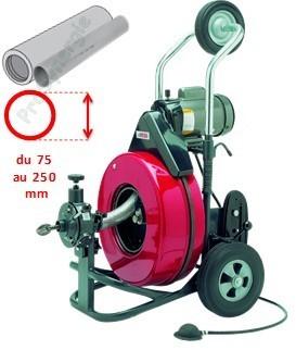 Déboucheur électrique à tambour : VAL 90