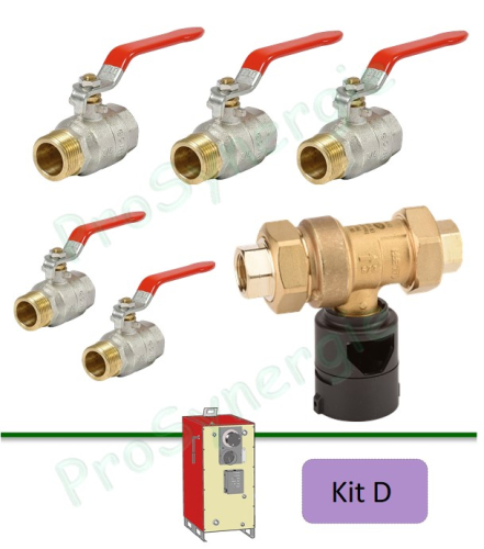 D - Kit isolement et anti-pollution pour raccordement chaudière / chaufferie