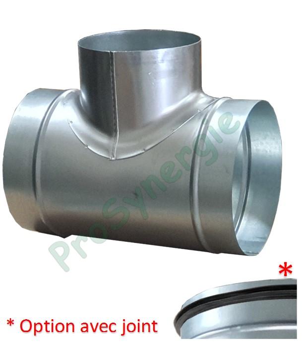 TE - Dérivation Egale ou Réduit Galva avec et sans Joint - Ventilation et conduit d´air