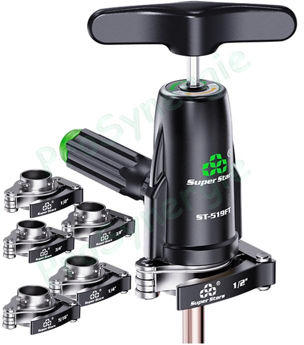 Dudgeonnière excentrique à têtes unitaire clipsable - Coffret 1/4-3/8-1/2-5/8-3/4''