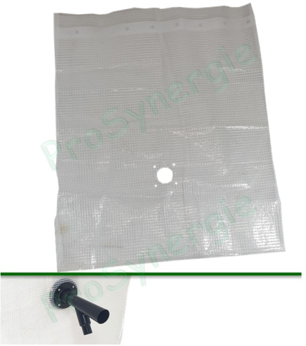 Bâche de rechange renforcée 1000 x 750 mm pour Capte-suie spécial foyer (sans le capteur)