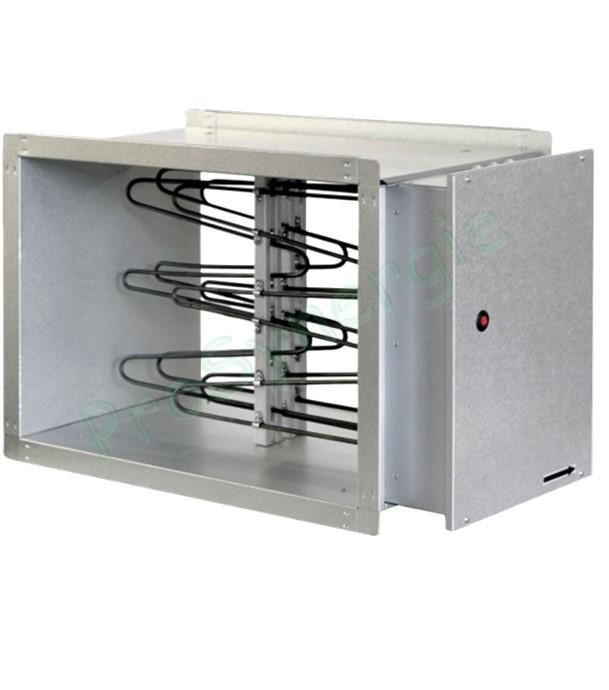 BATR R - Batterie électrique Rectangulaire Régulée - Chauffage d'air à Température de sortie maxi 50°C