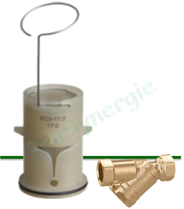  Cartouche  1,4 m3/h pour régulateur automatique de débit Autoflow 128 Ø 1   et 1  1/4 