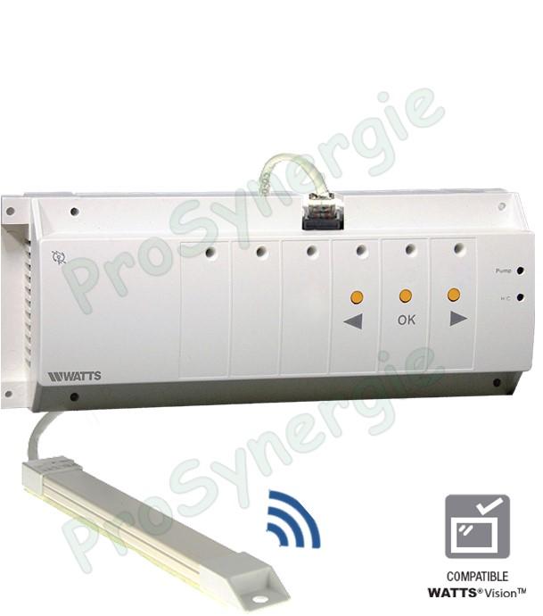 Boite de connection 6 zones (extention jusqu´à 12 zones) Radio BT-M6Z02 RF pour piloter les circuits plancher chauffant - compatible Watts Vision