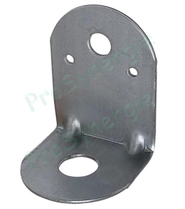 Lot de 50 pattes de suspension en L (droite) pour fixation de tige filetée sur la paroi verticale de la gaine rectangulaire