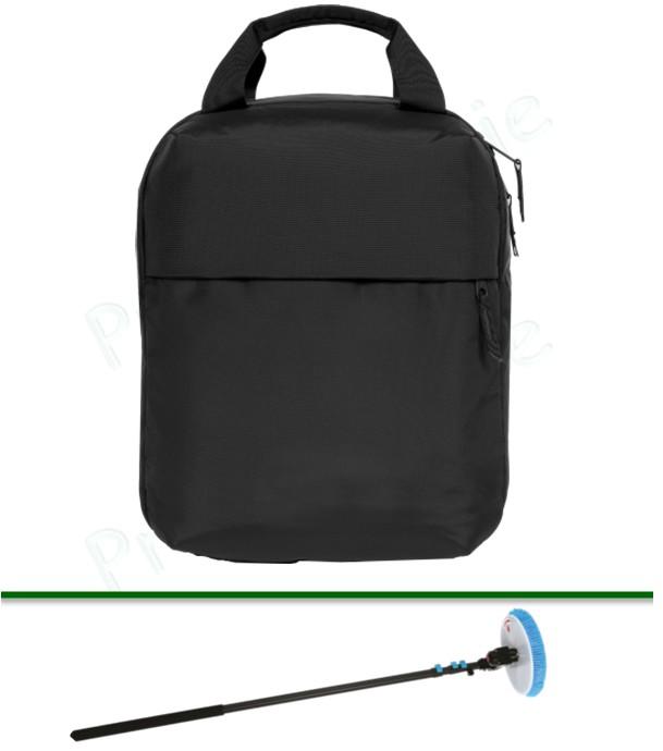 Sac à dos pour Batterie EASYBRUSH - Brosse rotative motorisée télescopique pour nettoyage de panneaux photovoltaïques