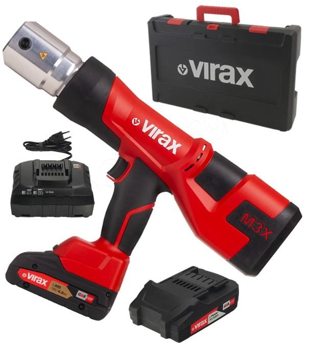 Sertisseuse Viper M3X Virax - Coffret VIRABOX avec 2 batteries 4AH + 2AH et chargeur