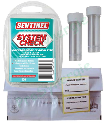 System Check - Service d´analyse de l´eau pré-payé (labo indépendant)