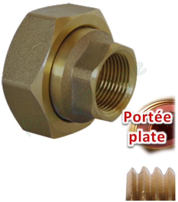  RACCORD A ECROU TOURNANT FF 1  1/4 - 3/4      