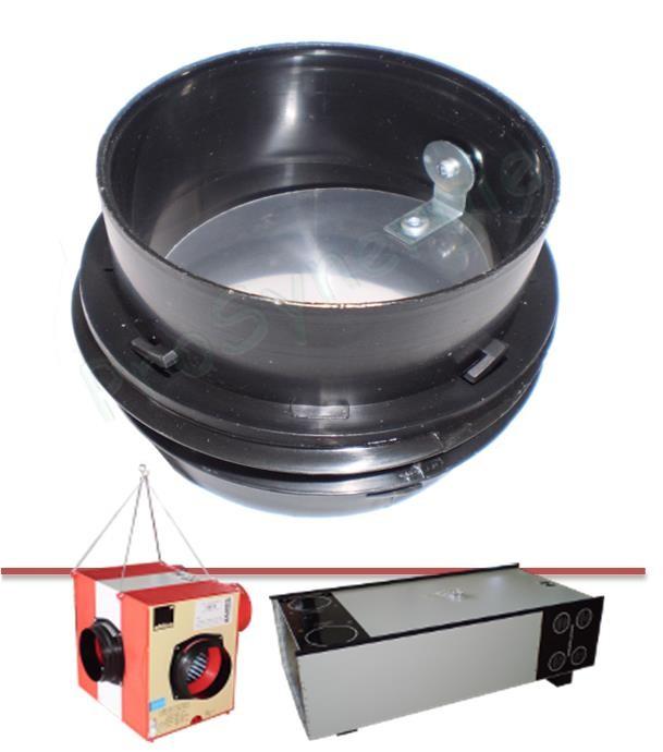 Piquage insufflation Ø80 mm + auto amplificateur VMPH et Vmp2i