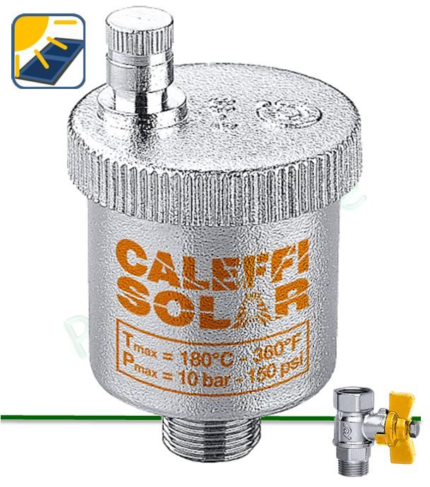 Purgeur automatique haute température pour installation solaire Ø 3/8'' M