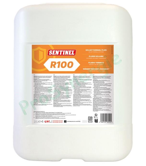 R100 - Fluide caloporteur solaire en bidon de 10 ou 20 litres