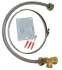 B - Kit option production d'eau chaude sanitaire (sur l'installation chauffage) - Ballon 150 litres échangeur / Elec. + module hydraulique DN25 et régulation climatique 2 circuits